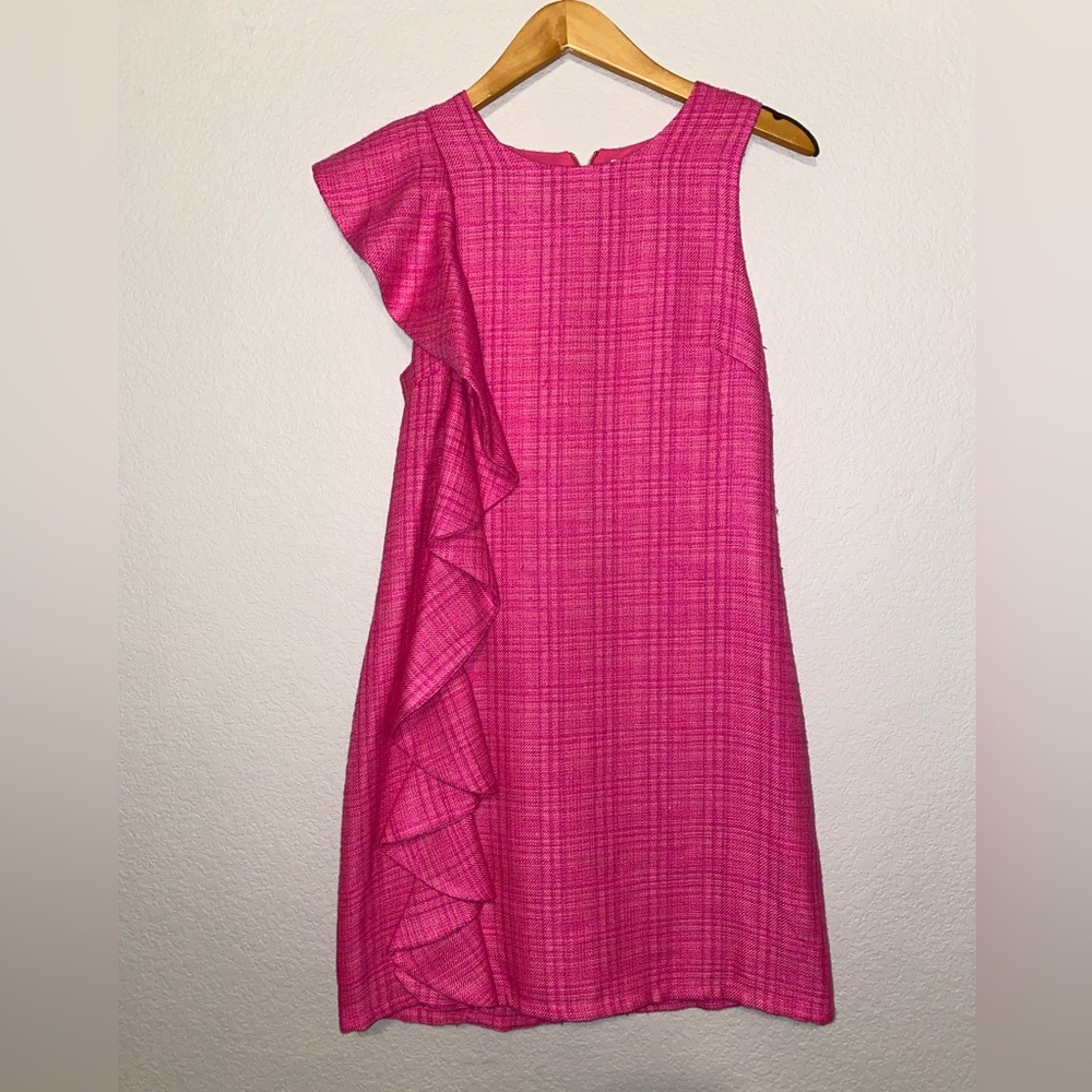 Pink Tweed Dress